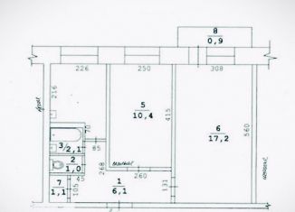 Продам двухкомнатную квартиру, 47 м2, поселок Романовка, посёлок Романовка, 17