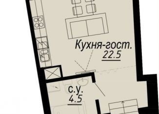 Продаю однокомнатную квартиру, 63.5 м2, Санкт-Петербург, метро Петроградская, набережная реки Карповки, 27В