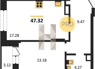 Продажа 1-ком. квартиры, 47.3 м2, Новосибирск, Калининский район