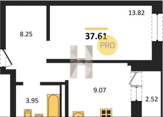 Продажа 1-ком. квартиры, 37.6 м2, Новосибирск