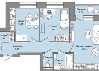 Продаю 2-ком. квартиру, 55 м2, Киров