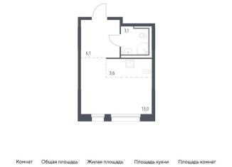 Продается квартира студия, 25.8 м2, Москва, Молжаниновский район, Ленинградское шоссе, 229Ак2