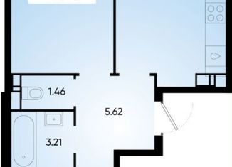 2-комнатная квартира на продажу, 60 м2, Краснодар, Прикубанский округ, улица Наставников, 10