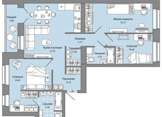 Продам 4-комнатную квартиру, 88 м2, Киров, Ленинский район