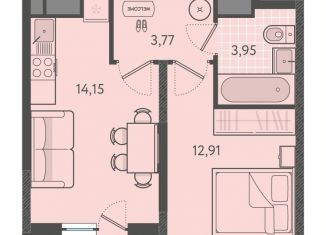 Продажа 1-комнатной квартиры, 37 м2, Краснодарский край