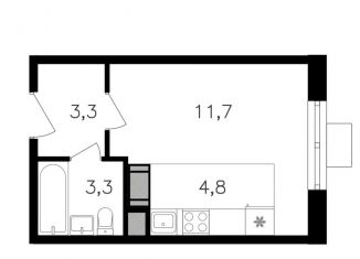 Продается квартира студия, 23.1 м2, Москва, метро Октябрьское поле