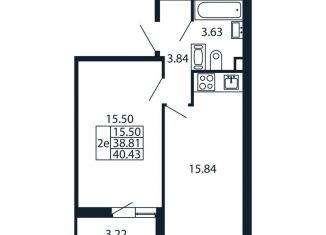 Продам 1-ком. квартиру, 42 м2, Санкт-Петербург, Приморский район, Арцеуловская аллея, 9