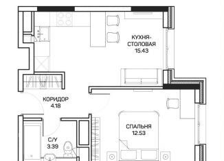 1-ком. квартира на продажу, 36 м2, Москва, улица Корнейчука, 27, район Бибирево