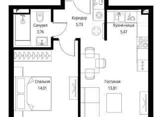 Продается 1-комнатная квартира, 42.8 м2, Москва, метро Селигерская