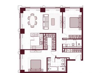 Продам 3-ком. квартиру, 103 м2, Москва, Ленинградский проспект, 37/1, Хорошевский район