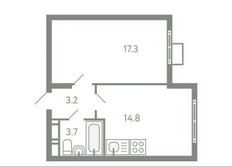 Продаю 1-ком. квартиру, 39 м2, Московская область, жилой комплекс Ново-Молоково, 13