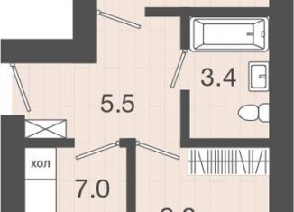 Продажа 2-ком. квартиры, 41.3 м2, Калининградская область