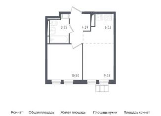 Продажа 1-ком. квартиры, 34.2 м2, Московская область, жилой комплекс Горки Парк, к3.1