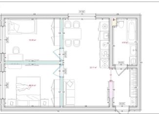 Продажа 2-комнатной квартиры, 48 м2, Иркутск, улица Щапова, 4/4, ЖК Корица