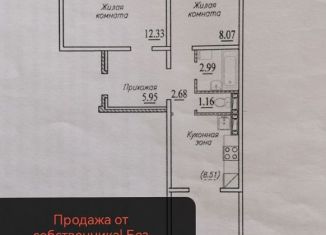 Продаю 3-комнатную квартиру, 59 м2, Новосибирск, метро Речной вокзал, Плющихинская улица, 6