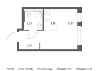 Продаю квартиру студию, 21.1 м2, Санкт-Петербург, ЖК Живи в Рыбацком, Советский проспект, 10