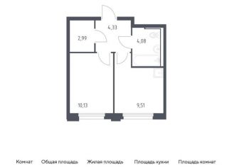 Продам 1-ком. квартиру, 31 м2, Тюмень, жилой комплекс Чаркова 72, 1.4