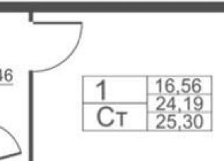 Продам квартиру студию, 25 м2, Санкт-Петербург