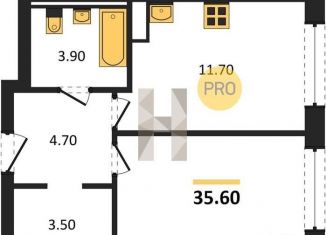 1-ком. квартира на продажу, 35.6 м2, Новосибирская область, автодорога № 11