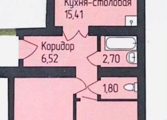 Продается 2-ком. квартира, 55.8 м2, Новосибирская область, улица Юности, 7