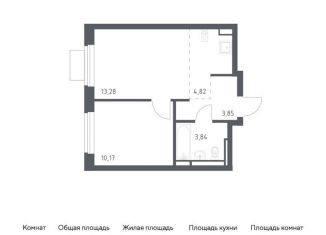 Продажа 1-комнатной квартиры, 36 м2, Ленинский городской округ, жилой комплекс Новое Видное, 13.1