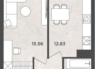 1-ком. квартира на продажу, 40.2 м2, Пермь, улица Космонавта Леонова, 41