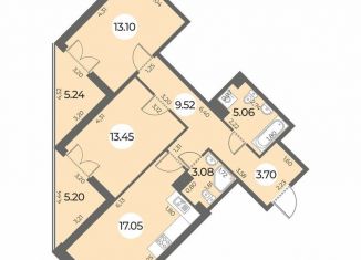 2-ком. квартира на продажу, 70 м2, Санкт-Петербург, муниципальный округ Южно-Приморский