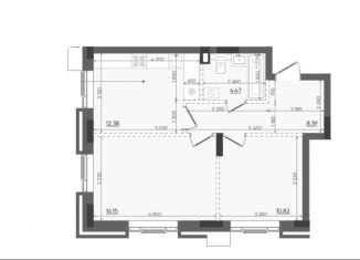 Продается 2-комнатная квартира, 52.2 м2, Татарстан