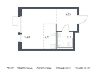 Продаю квартиру студию, 27.3 м2, Балашиха, жилой комплекс Квартал Авиаторов, к8