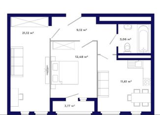 Продам 2-ком. квартиру, 60.6 м2, Иркутская область