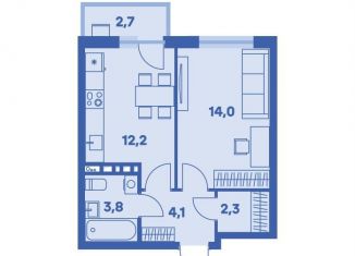 1-ком. квартира на продажу, 37.2 м2, Пермь