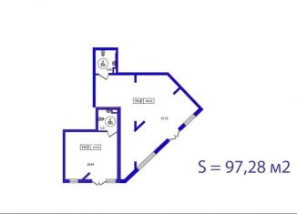 Продаю помещение свободного назначения, 97.28 м2, Мурино, жилой комплекс Новые Лаврики, 1.1