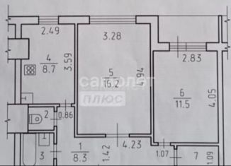 2-ком. квартира на продажу, 50.3 м2, Удмуртия, Автозаводская улица, 15