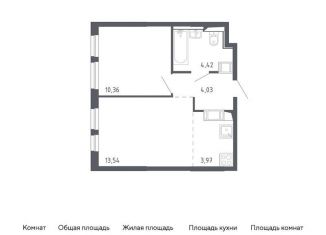 Продажа однокомнатной квартиры, 36.3 м2, Москва, Ленинградское шоссе, 229Ак2, Молжаниновский район