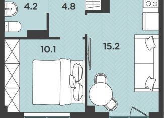 Продается 1-ком. квартира, 35.5 м2, Архангельская область