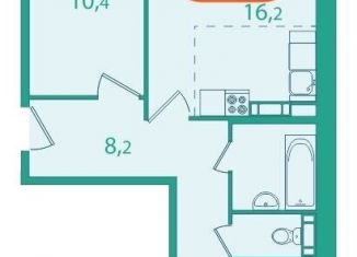 Продажа 3-ком. квартиры, 55.7 м2, Томская область, улица Королёва, 16А