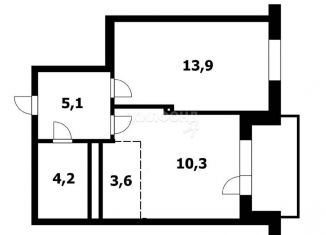 Продается двухкомнатная квартира, 41.3 м2, Новосибирск, Междуреченская улица, 3, метро Площадь Маркса