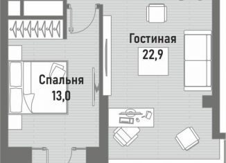 Продаю 2-комнатную квартиру, 52.6 м2, Москва, улица Матросская Тишина, 12, район Сокольники