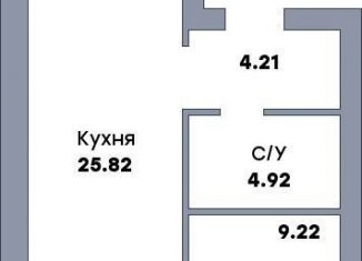 Продажа 1-ком. квартиры, 44.2 м2, Самарская область