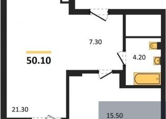 1-ком. квартира на продажу, 50.1 м2, Воронеж, Железнодорожный район