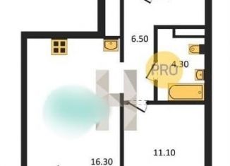 Продается 1-ком. квартира, 42.1 м2, Свердловская область, улица 22-го Партсъезда