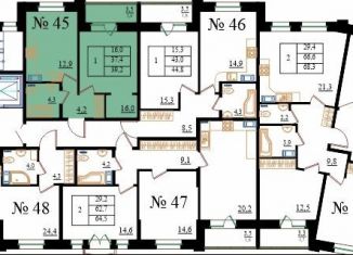 Продается 1-ком. квартира, 39.2 м2, Гатчина, Медицинский проезд