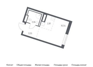 Продается квартира студия, 20 м2, деревня Лаголово, жилой комплекс Квартал Лаголово, 1