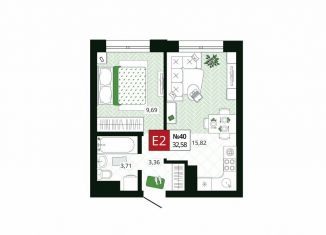 Продажа 1-ком. квартиры, 32.6 м2, Тула