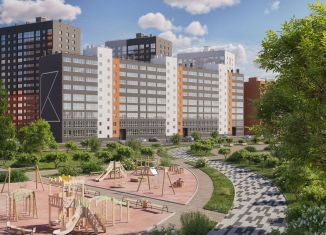 Трехкомнатная квартира на продажу, 91.7 м2, поселок городского типа Стройкерамика, улица Олега Пешкова