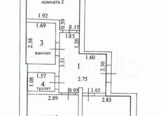 Продам 2-ком. квартиру, 55.6 м2, Мытищи, ЖК Мытищи Парк, 1-й Стрелковый переулок, 3