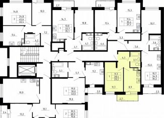 Продается 1-ком. квартира, 28.4 м2, деревня Скотное, Рождественская улица, 2