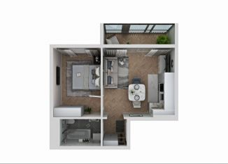 Продается 1-комнатная квартира, 37.4 м2, Миасс