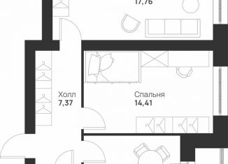 Продается двухкомнатная квартира, 56 м2, Тула, улица Героя России Зиничева, 8