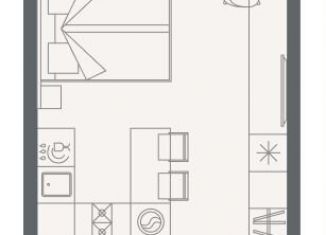 Продам квартиру студию, 27.2 м2, Санкт-Петербург, муниципальный округ Озеро Долгое, Камышовая улица, 25